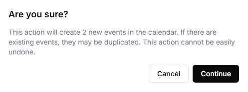 Deploy Schedule