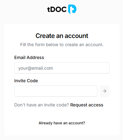Invite code