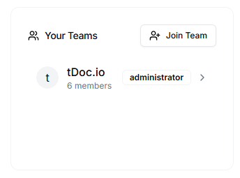 Dashboard Teams