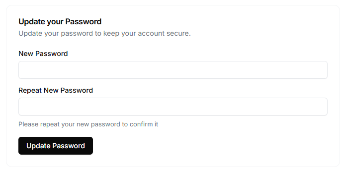 Profile Password