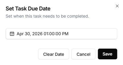 Set Due Date